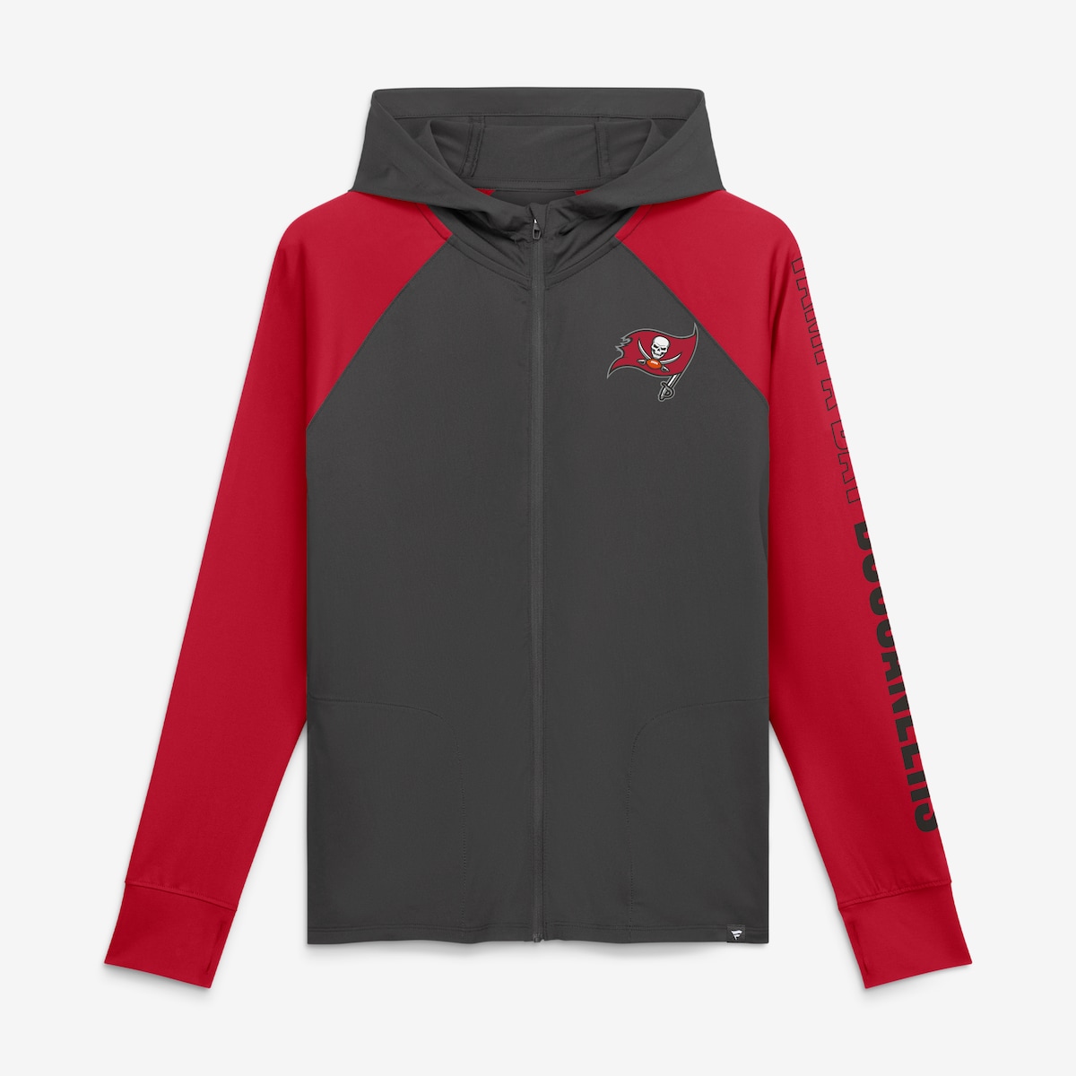 【公式グッズ】NFL バッカニアーズ ジップアップ パーカー Fanatics/ファナティクス レディース グレイ (26 NFL Womens Fanatics Team First Cornerback Blitz Full Zip Hood)|Fanatics公式ストア 店