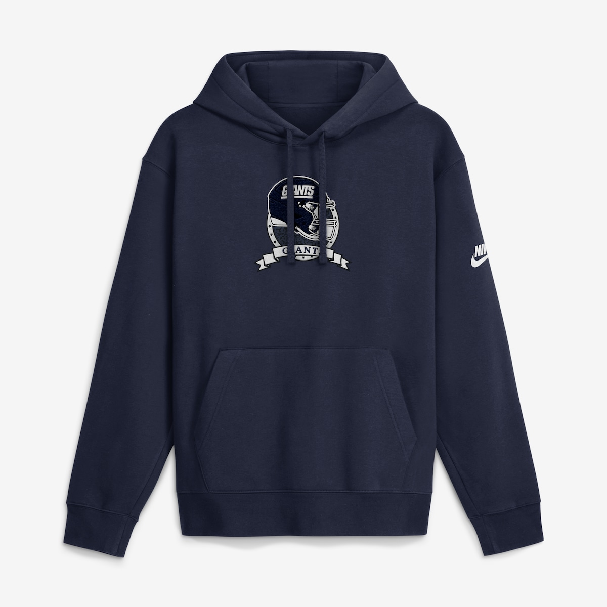 【公式グッズ】NFL ジャイアンツ フリース パーカー Nike/ナイキ メンズ ネイビー (Men's Nike Short Pass Rewind Club Hoodie)｜Fanatics公式ストア 店