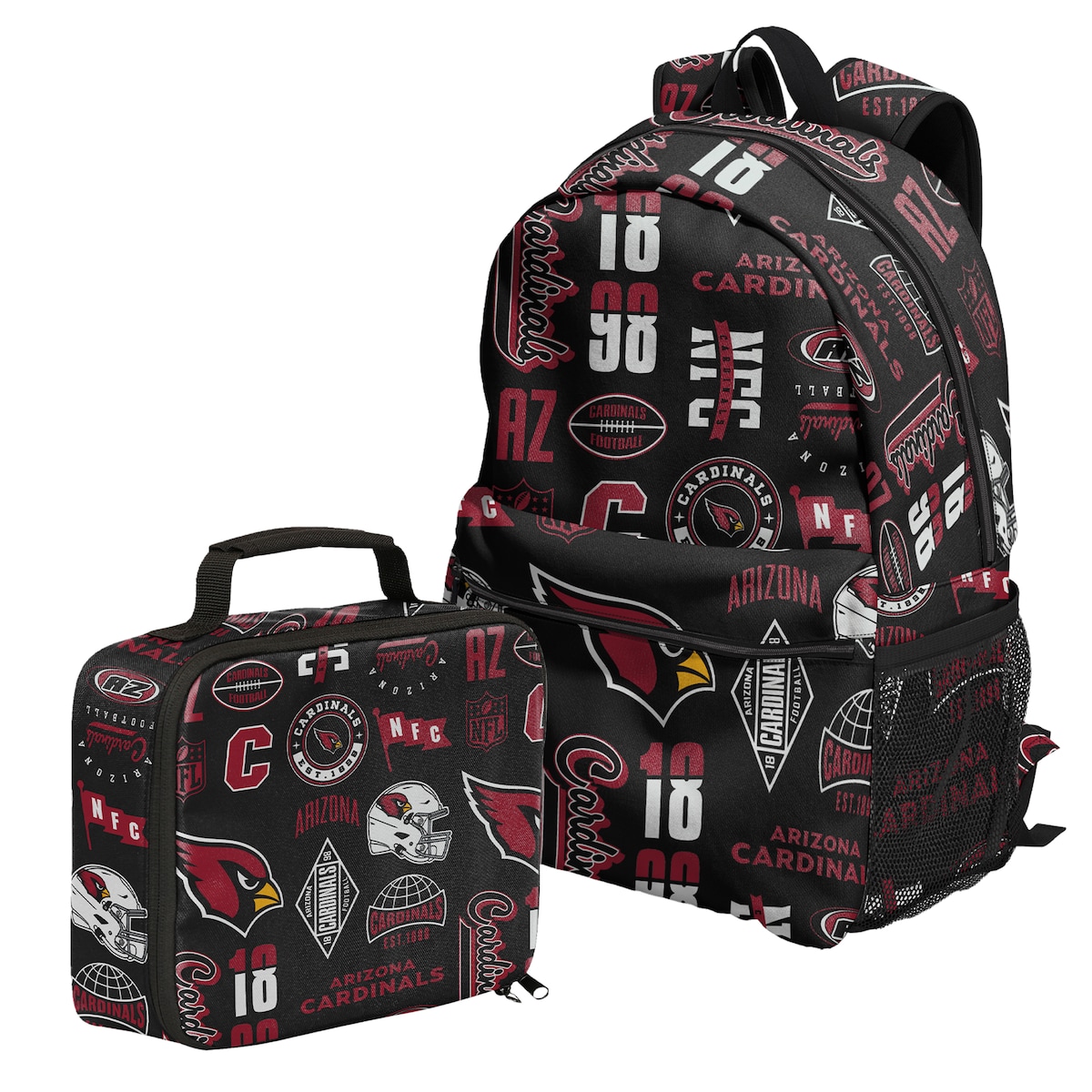 【公式グッズ】NFL カーディナルス バックパック Outerstuff ユース・ジュニアサイズ ブラック (2 BAG COMBO)|Fanatics公式ストア 店