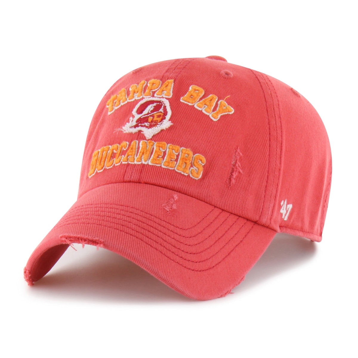 【公式グッズ】NFL バッカニアーズ アジャスタブルキャップ '47/フォーティーセブン メンズ レッド (NFL F26 Seymoore Well Worn Clean Up)｜Fanatics公式ストア 店 9,363円