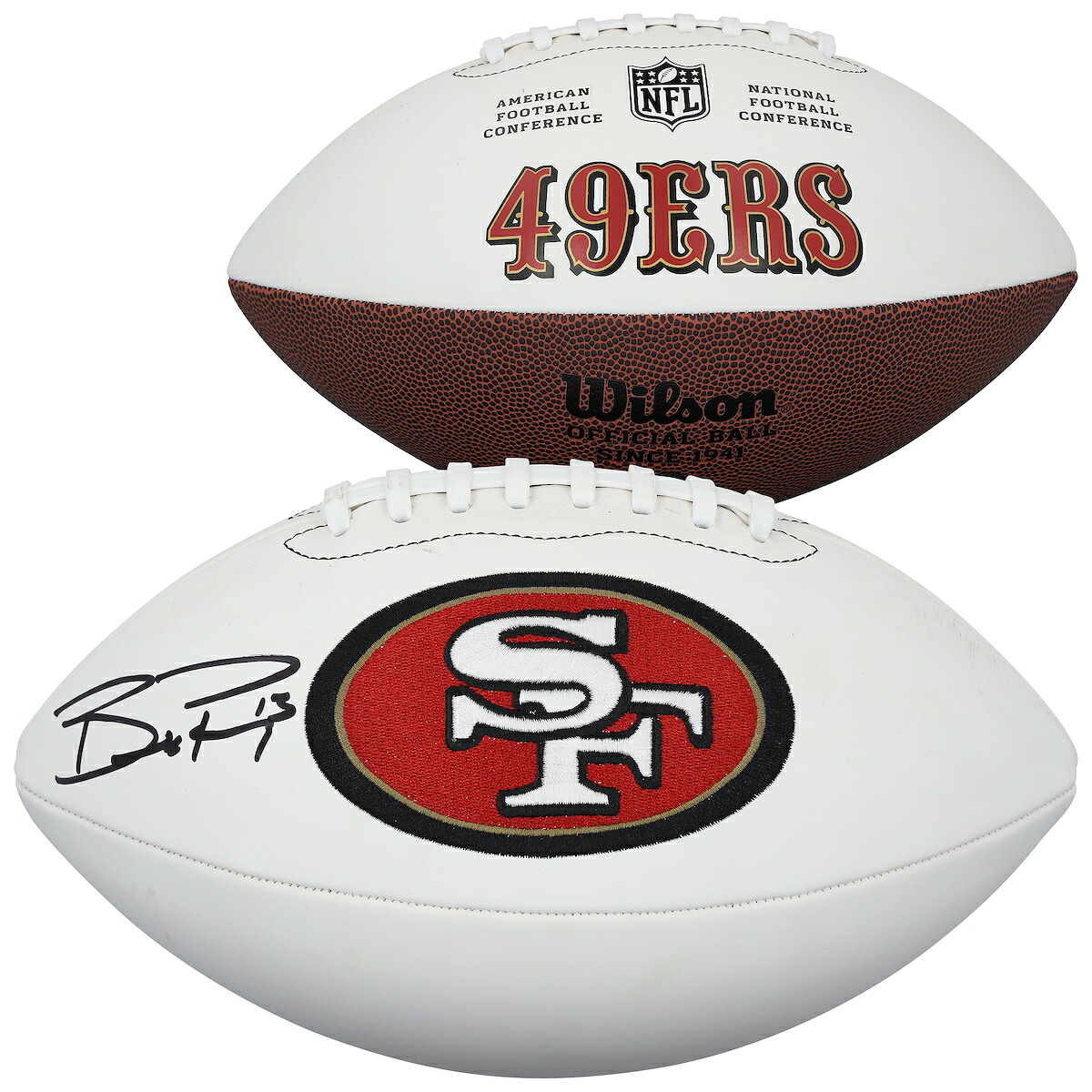 【公式シリアル番号付き】NFL 49ers ブロック・パーディ 直筆サイン入り フットボール Fanatics Authentic/ファナティクスオーセンティック (AUT FOOTBALL-WHITE PANEL 46030)|Fanatics公式ストア 店