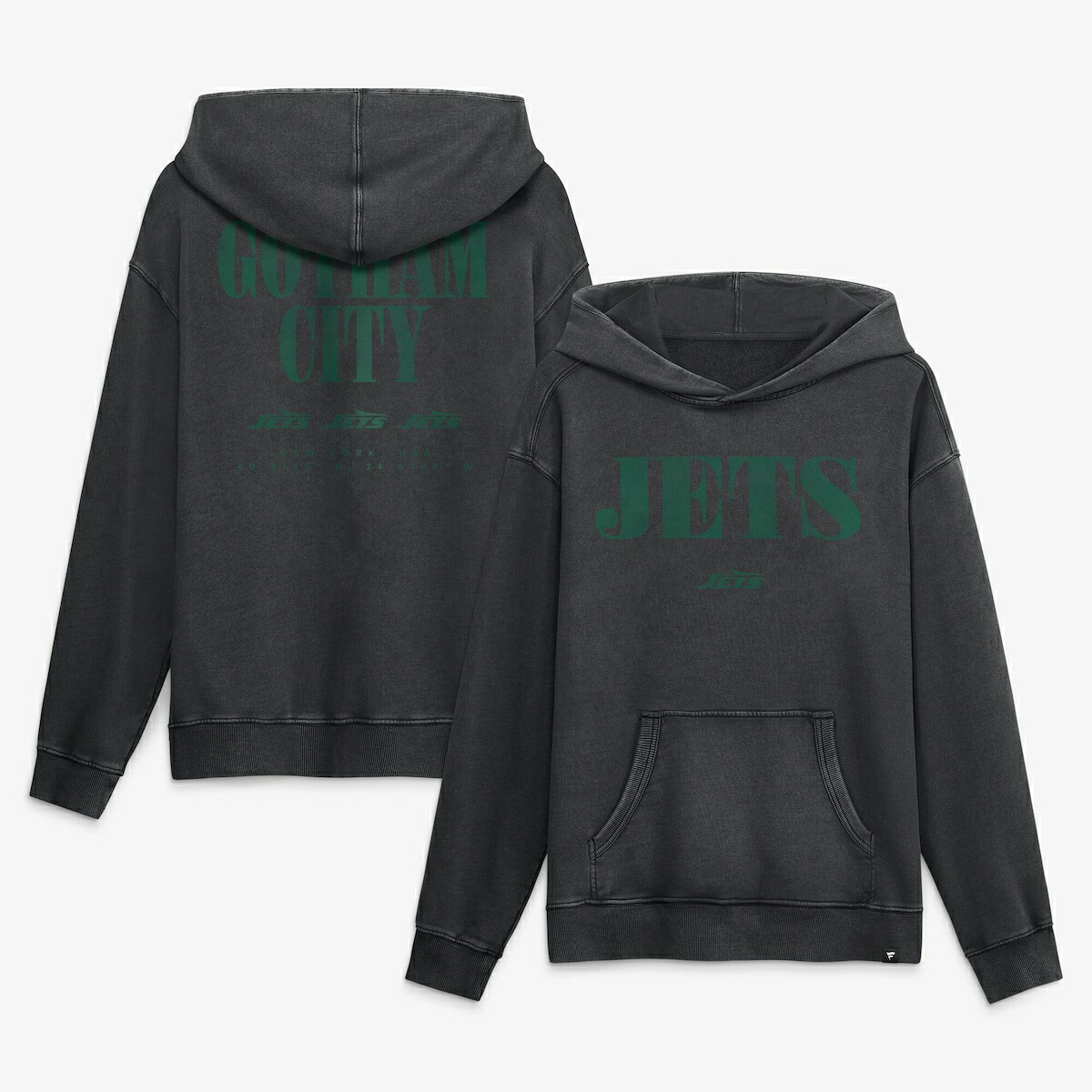 【公式グッズ】NFL ジェッツ パーカー Fanatics/ファナティクス メンズ ブラック (MEN'S RELAXED INTENSE RIVARLY FRENCH TERRY POH)｜Fanatics公式ストア 店