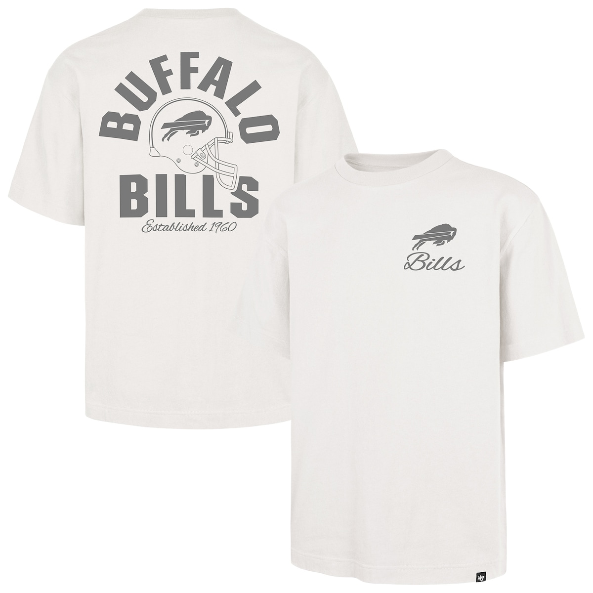 【公式グッズ】NFL ビルズ Tシャツ '47/フォーティーセブン メンズ クリーム (Photon Dust Foundation Tee)|Fanatics公式ストア 店