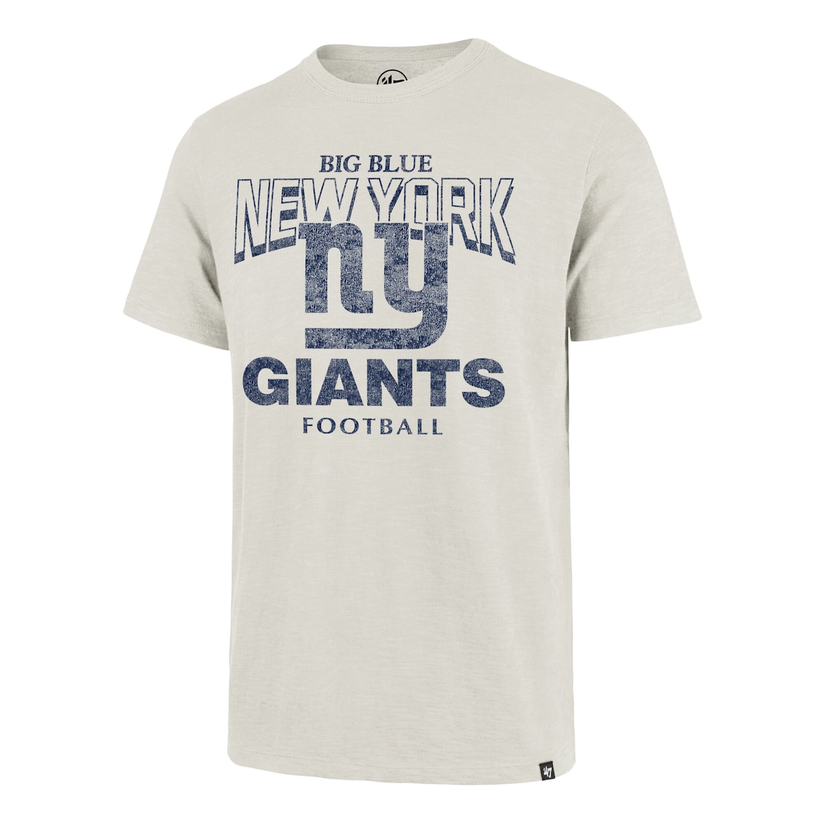 【公式グッズ】NFL ジャイアンツ Tシャツ '47/フォーティーセブン メンズ ナチュラル (HEAD ON SCRUM TEE M)｜Fanatics公式ストア 店