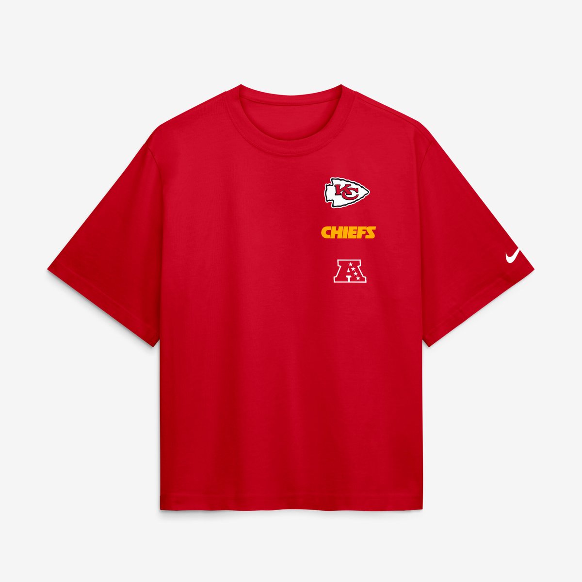 【公式グッズ】NFL チーフス Tシャツ Nike/ナイキ レディース レッド (26 NFL Womens Nike Primetime Premium Essential Loose Fit Boxy SST)｜Fanatics公式ストア 店 10,297円