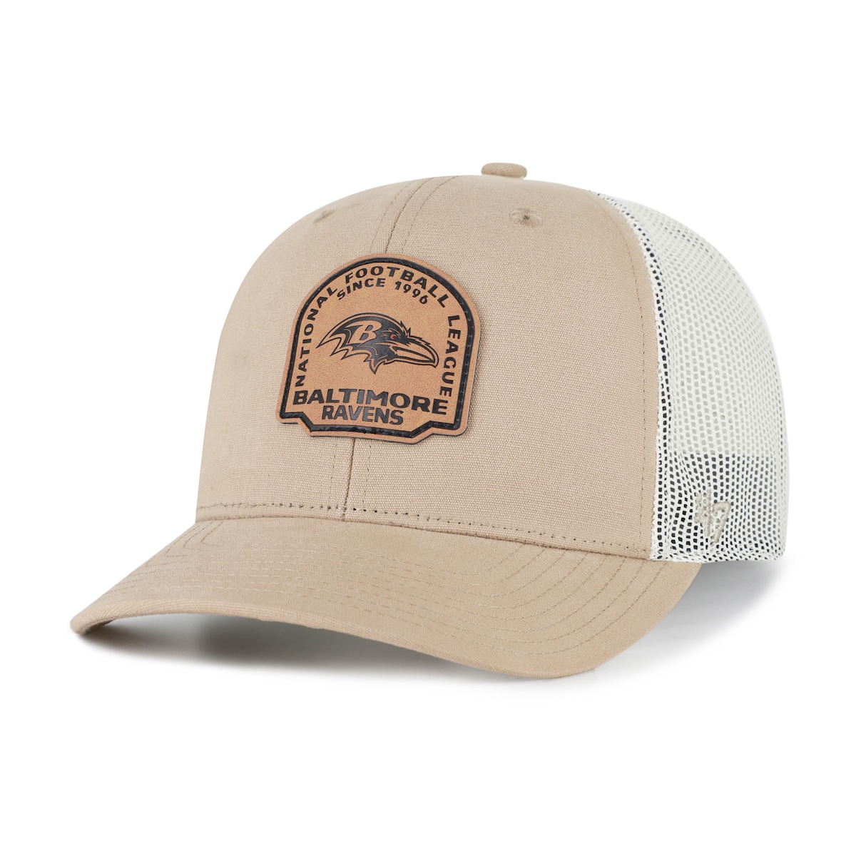 Men's '47 Khaki Baltimore Ravens Bonehide Trucker Adjustable Hat｜Fanatics公式ストア 店