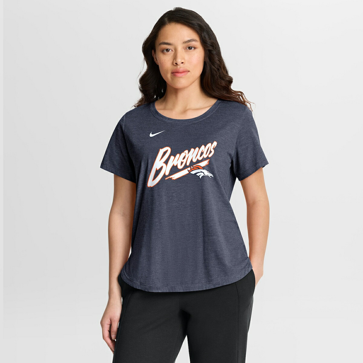 Women's Nike Navy Denver Broncos Primetime Tri-Blend T-Shirt｜Fanatics公式ストア 店