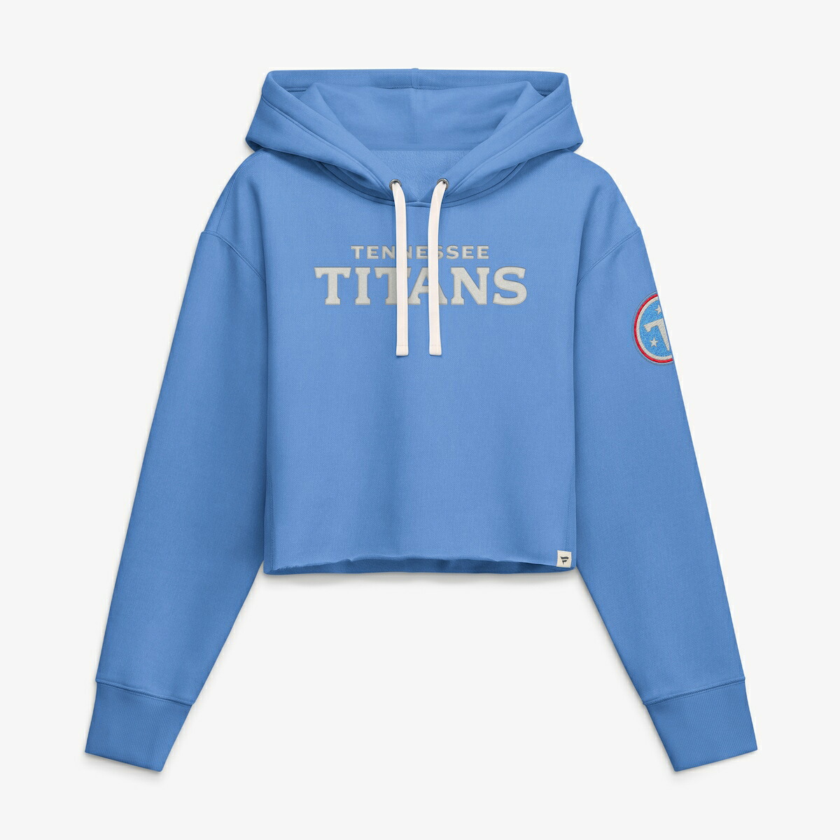 Women's Fanatics Blue Tennessee Titans Oversized Heritage Cropped Hoodie|Fanatics公式ストア 店