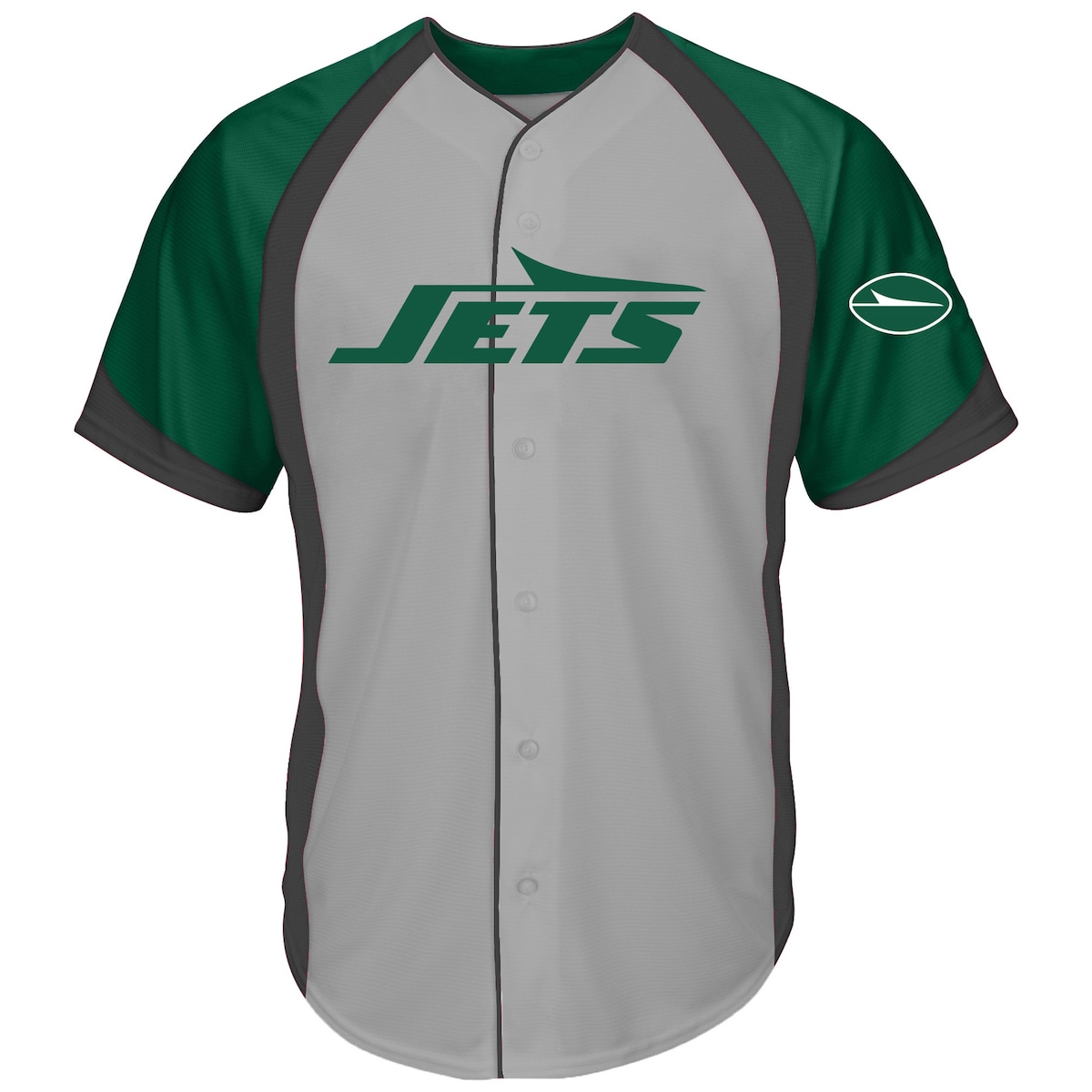 Men's Profile Gray New York Jets Big & Tall Button-Up Fashion Top｜Fanatics公式ストア 店