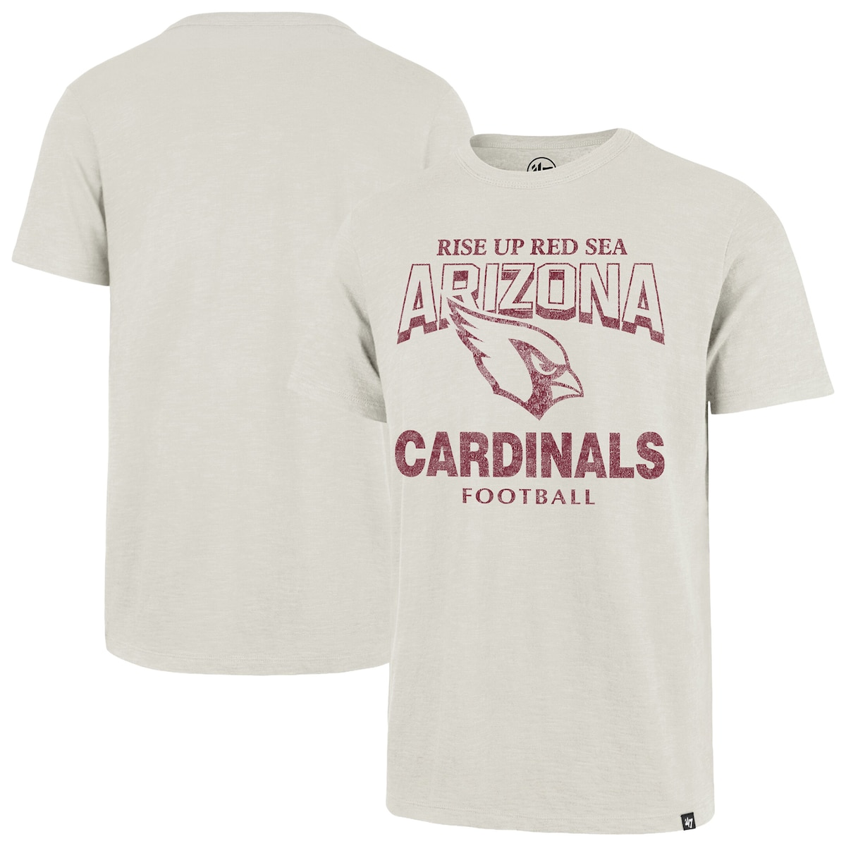 Men's '47 Natural Arizona Cardinals Head On Scrum Slub T-Shirt｜Fanatics公式ストア 店
