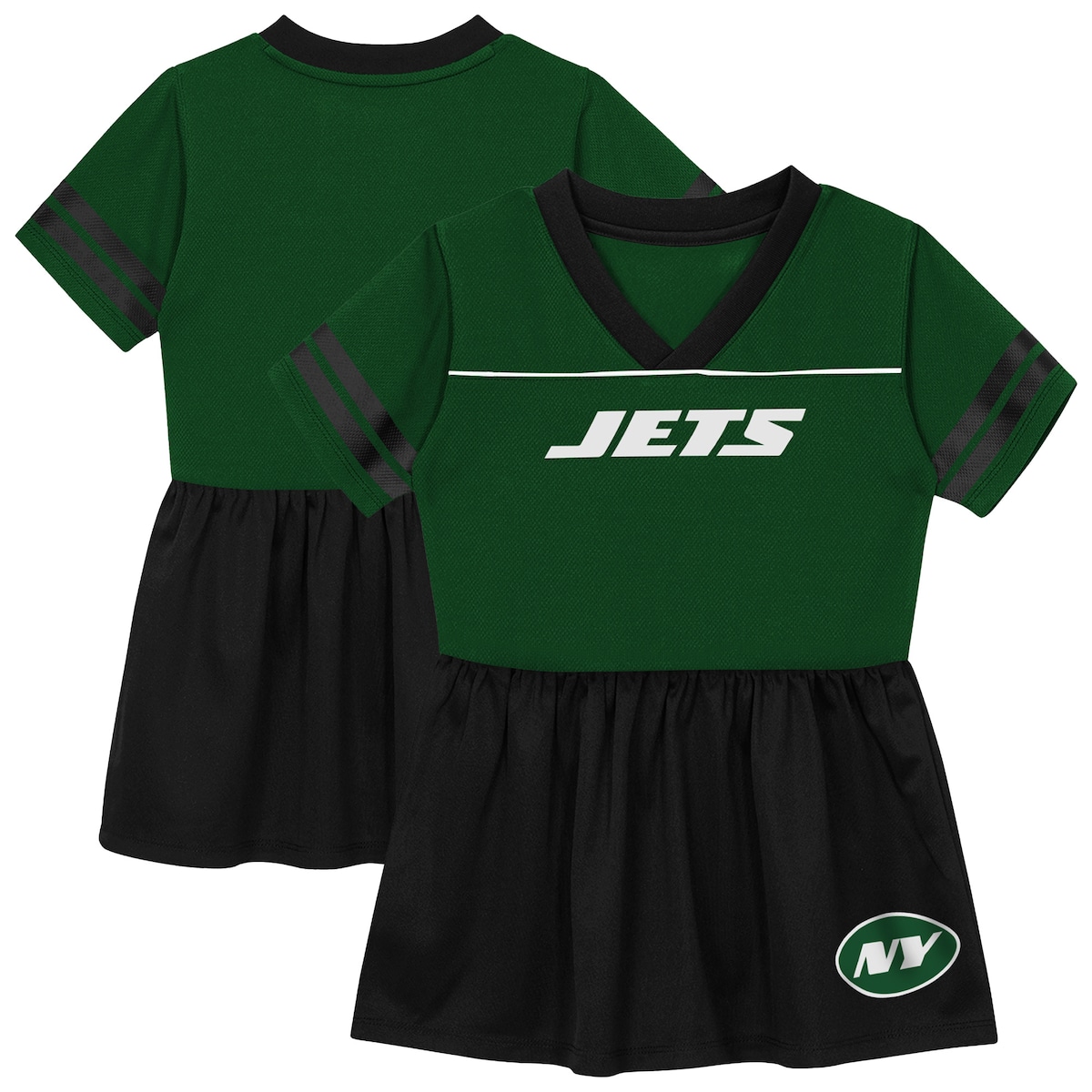 Toddler Outerstuff Green New York Jets Stadium Lights V-Neck Fashion Football Jersey Dress｜Fanatics公式ストア 店