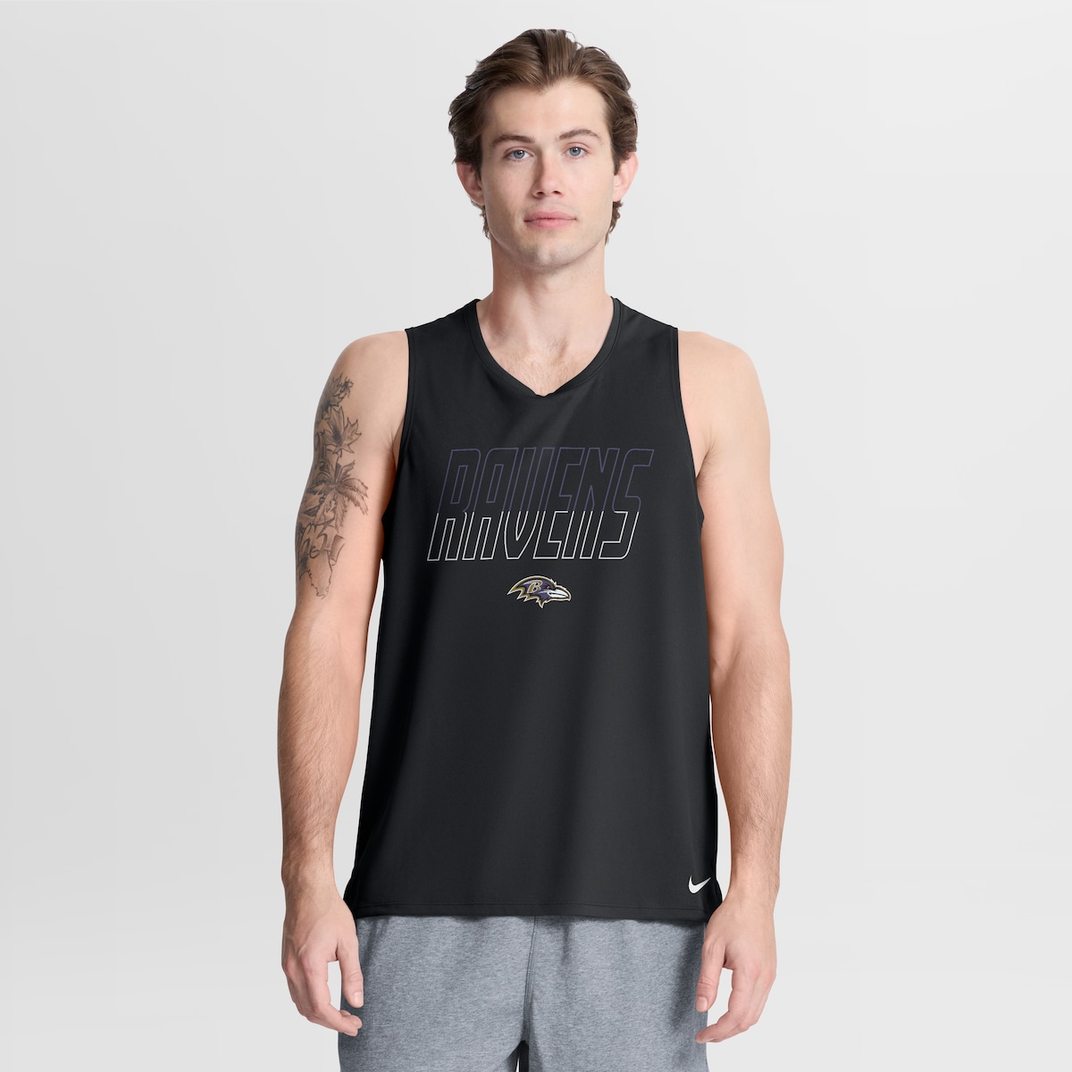 Men's Nike Black Baltimore Ravens Kickoff Miler Dri-FIT Tank? Top｜Fanatics公式ストア 店