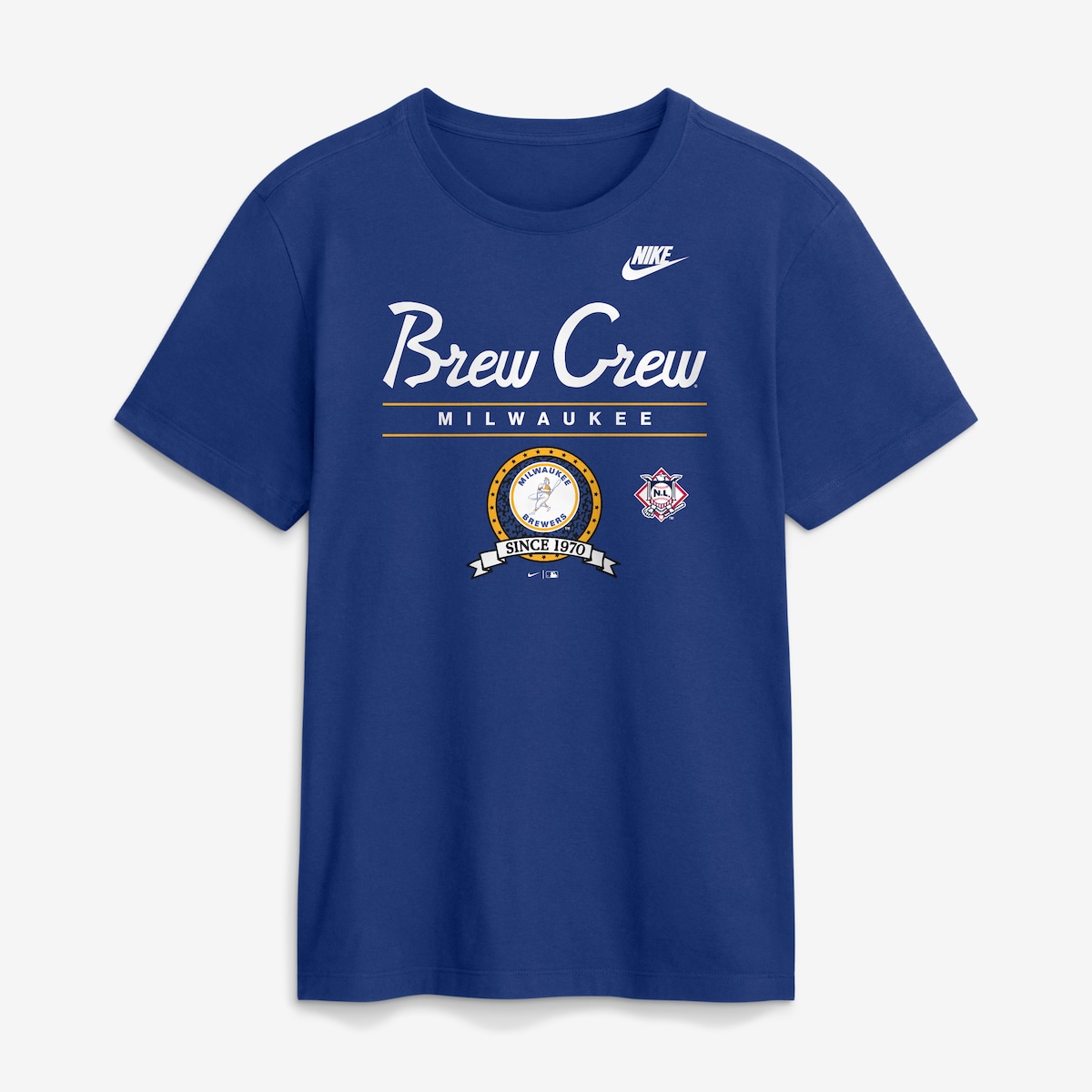 Men's Nike Royal Milwaukee Brewers Cooperstown Graphic T-Shirt｜Fanatics公式ストア 店