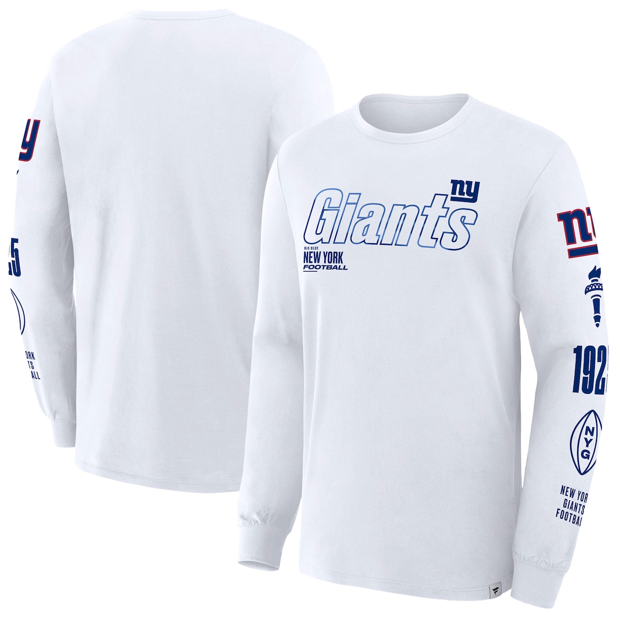Men's Fanatics White New York Giants Big & Tall Checkdown Pass T-Shirt｜Fanatics公式ストア 店
