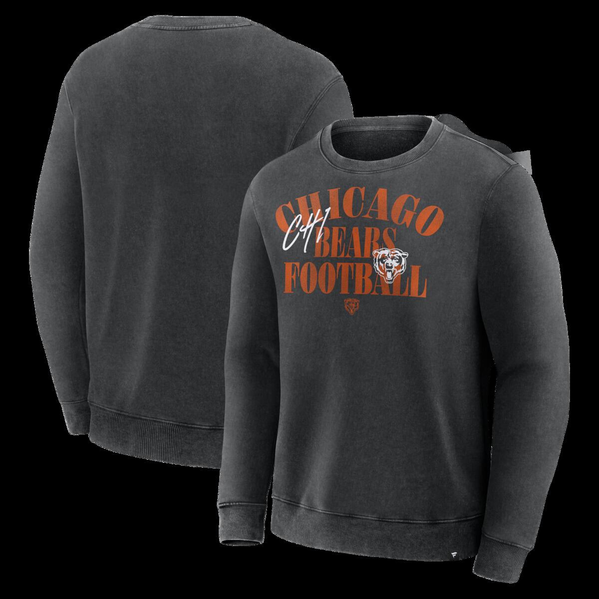 Men's Fanatics Black Chicago Bears Halftime Lead Relaxed Heavyweight French Terry Sweatshirt｜Fanatics公式ストア 店