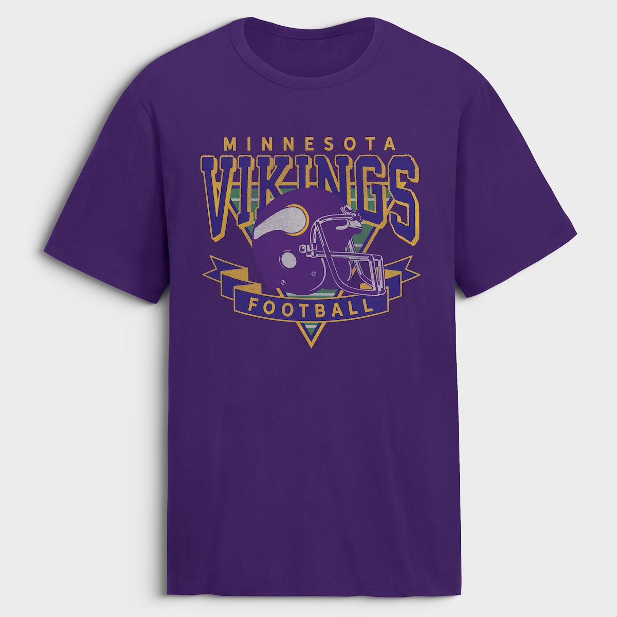 【公式グッズ】NFL バイキングス Tシャツ Fanatics/ファナティクス メンズ パープル (MEN'S OLD FASHION RUSHING LEGACY COTTON SS TEE)｜Fanatics公式ストア 店