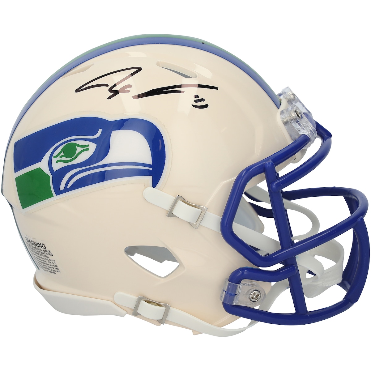 【公式シリアル番号付き】NFL シーホークス ジャクソン・スミス＝ニジバ 直筆サイン入り ミニヘルメット Fanatics Authentic/ファナティクスオーセンティック (AUT MINI HELMET 46189)｜Fanatics公式ストア 店