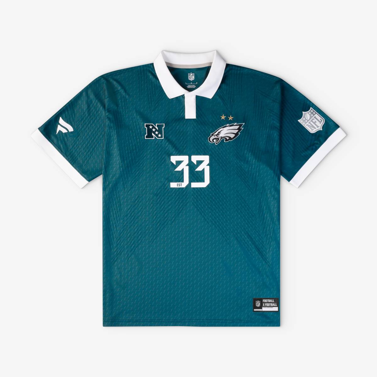 Men's Fanatics Midnight Green Philadelphia Eagles Football x Football Collared Fan Top|Fanatics公式ストア 店