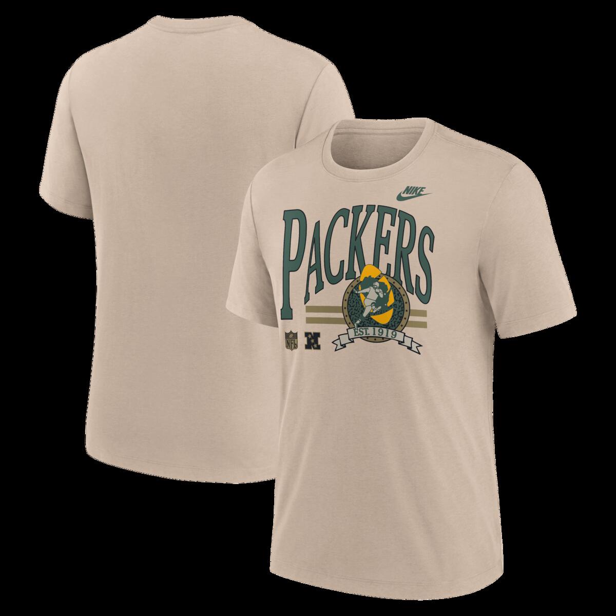 【公式グッズ】NFL パッカーズ Tシャツ Nike/ナイキ メンズ (NIKEMEN'S TRIBLEND REWIND SS TEE)|Fanatics公式ストア 店