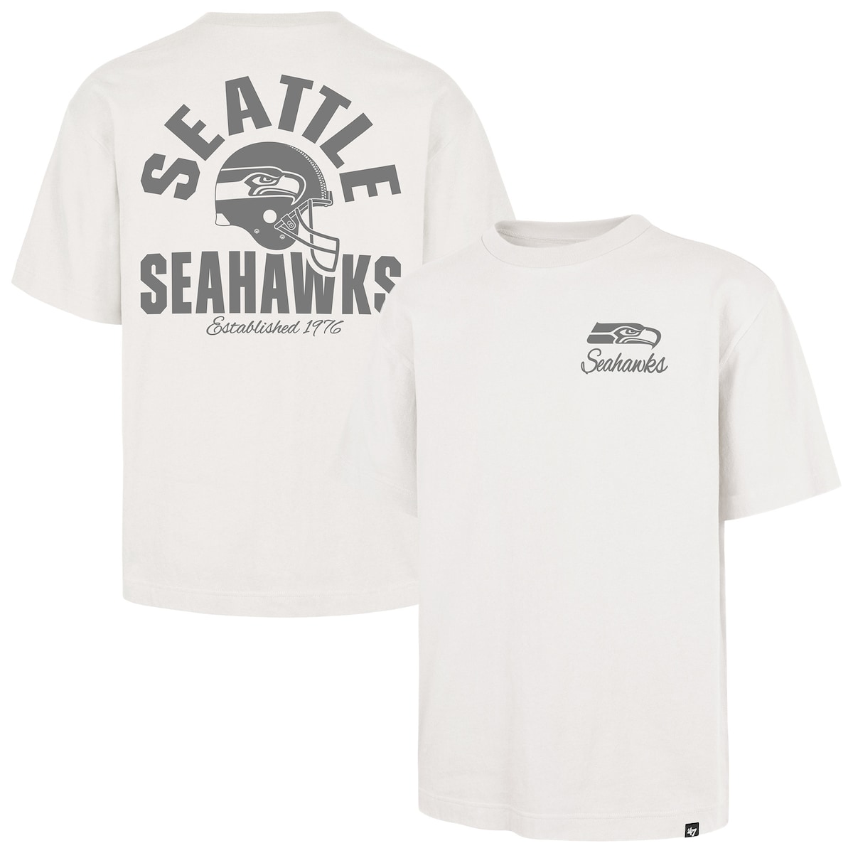 Men's '47 Off White Seattle Seahawks Photon Dust Foundation T-Shirt｜Fanatics公式ストア 店
