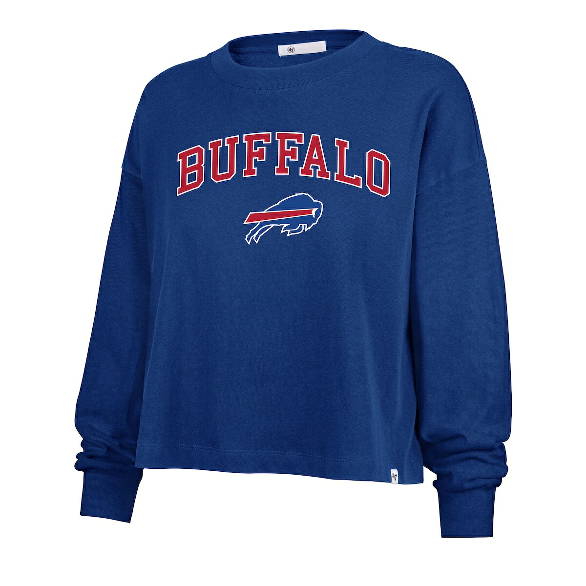 【公式グッズ】NFL ビルズ Tシャツ '47/フォーティーセブン レディース ロイヤルブルー (NFL Womens 47 Plus Sydney Arch Game LST)｜Fanatics公式ストア 店