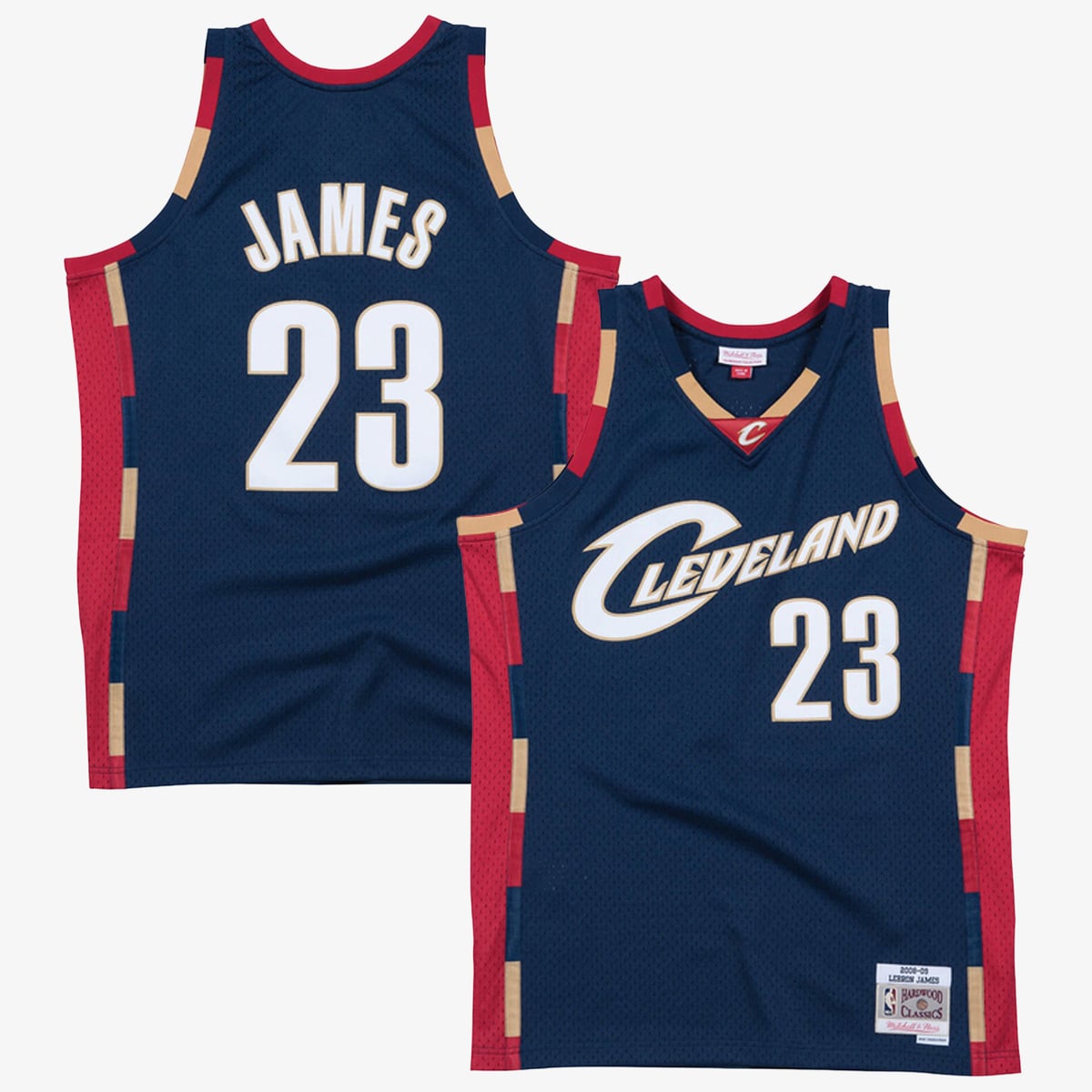 【公式グッズ】NBA キャバリアーズ レブロン・ジェームズ ユニフォーム Mitchell & Ness/ミッチェル&ネス メンズ ネイビー (Profile M&N B&T SWG Jersey)|Fanatics公式ストア 店