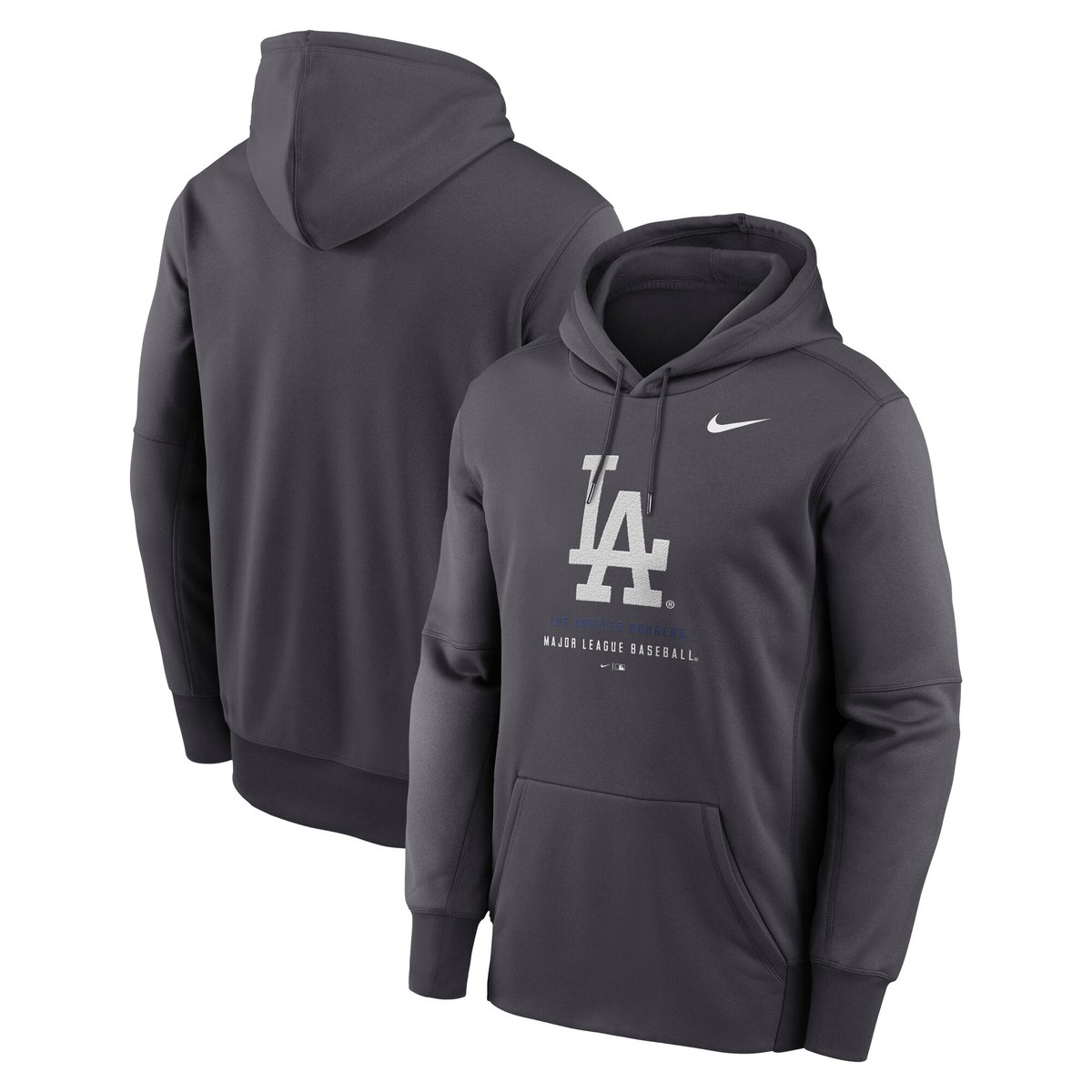 Men's Nike Anthracite Los Angeles Dodgers Therma-FIT Hoodie|Fanatics公式ストア 店