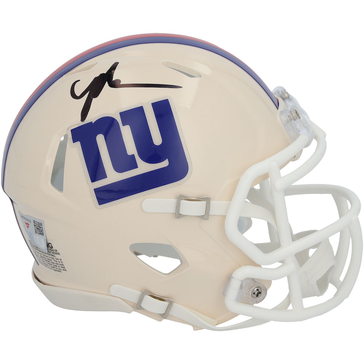 Malik Nabers New York Giants Autographed Riddell Retro Speed Mini Helmet|Fanatics公式ストア 店