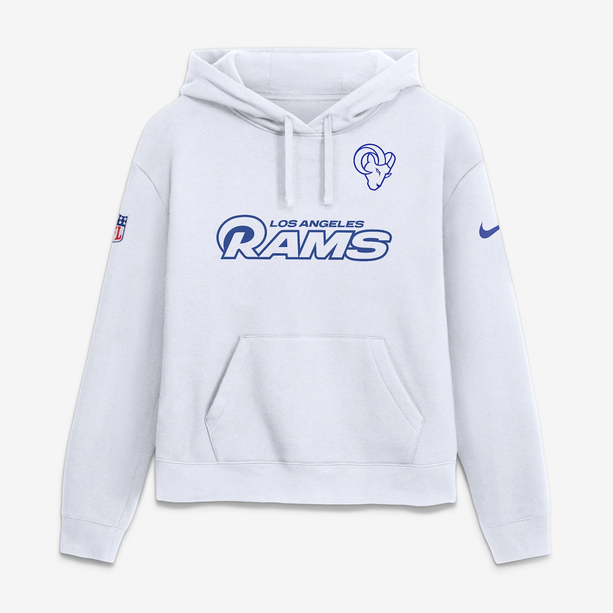Women's Nike Los Angeles Rams Fearsome White Club Fleece Hoodie|Fanatics公式ストア 店