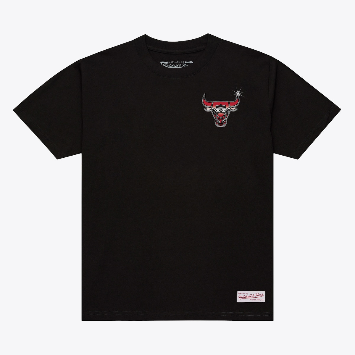 Men's Mitchell & Ness Black Chicago Bulls Airbrush T-Shirt｜Fanatics公式ストア 店