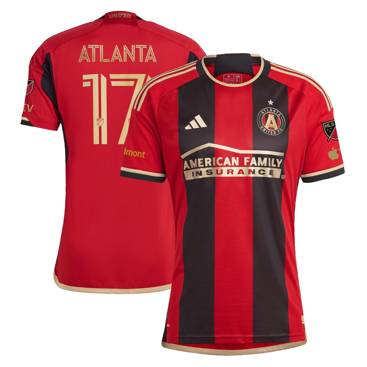【公式グッズ】MLS アトランタ・ユナイテッドFC オーセンティック ユニフォーム Adidas/アディダス メンズ ブラック (15873 JERMENACS)