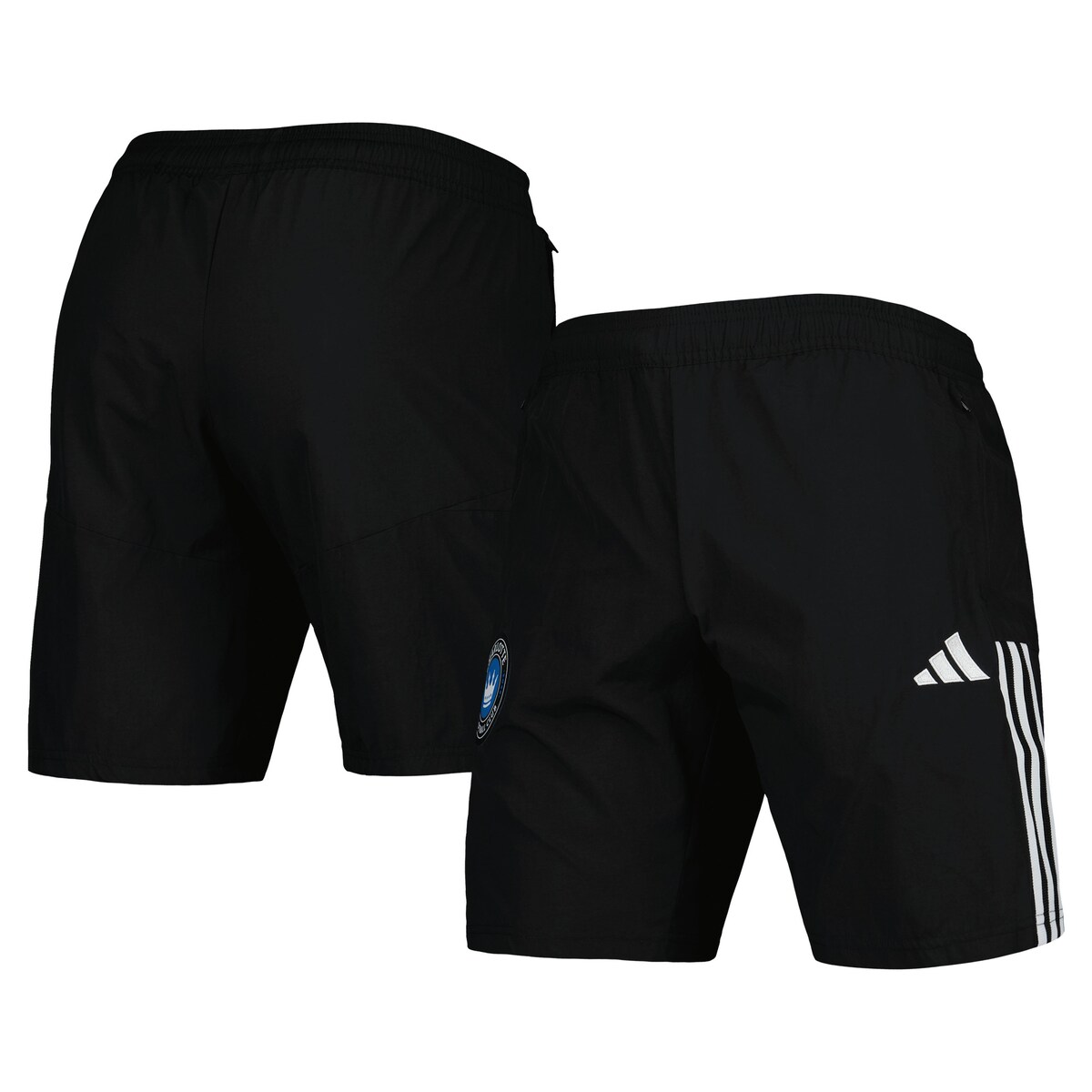 MLS シャーロットFC サッカー用 ショーツ Adidas（アディダス） メンズ ブラック (ADI S23 Men's Downtime Short)画像