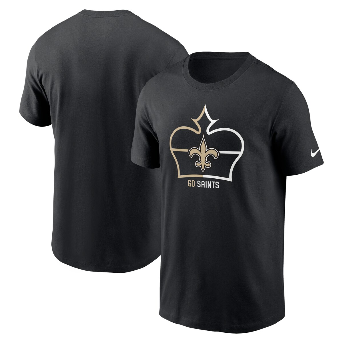 【公式グッズ】NFL セインツ Tシャツ Nike/ナイキ メンズ ブラック (22 Mens Nike Essential Local Phrase T-Shirt)