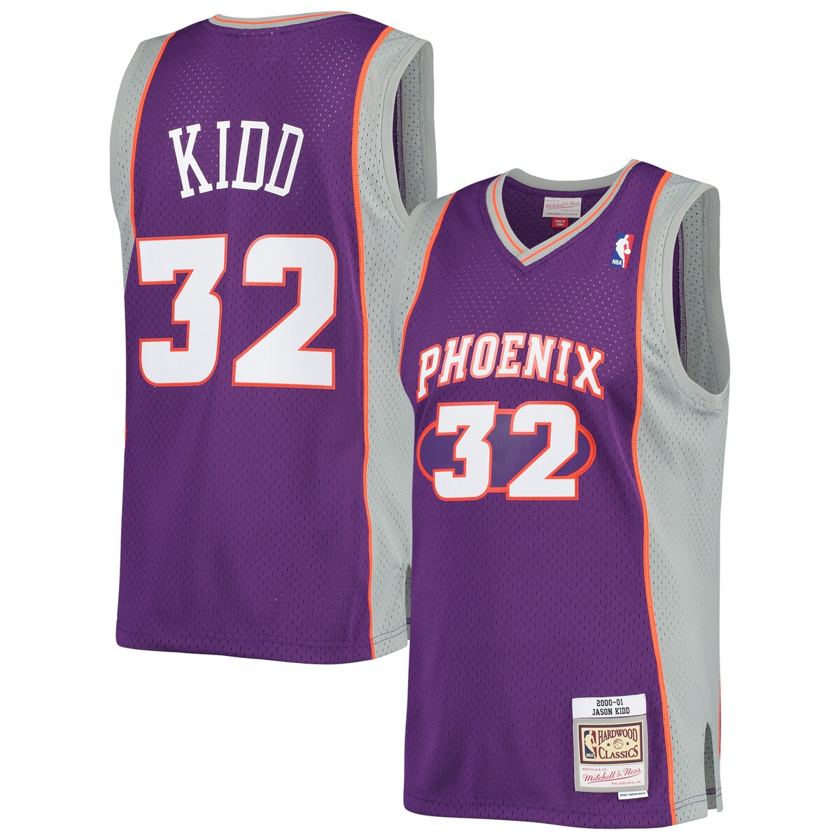 【公式グッズ】NBA サンズ ジェイソン・キッド ユニフォーム （大きいサイズ） Mitchell & Ness/ミッチェル＆ネス メンズ パープル (Profile MNC Men's Big and Tall HWC Swingman Jerseys)