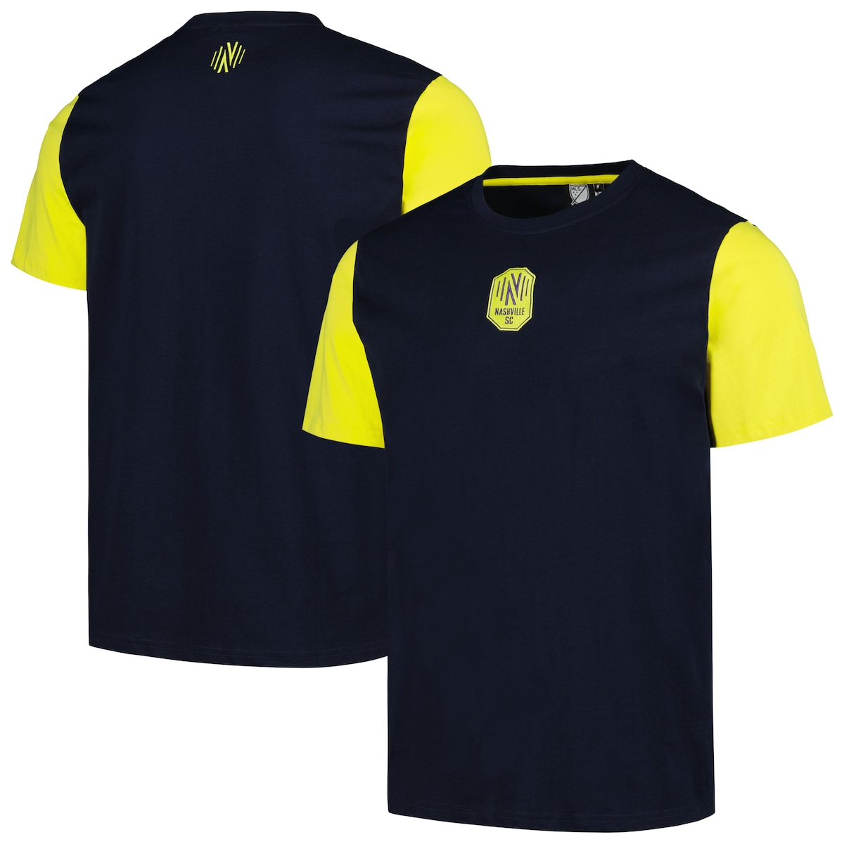 【公式グッズ】MLS ナッシュビル・SC Tシャツ Sport Design Sweden メンズ ネイビー (SDZ SU23 Men's Round Heavy Relaxed Fit Tee)