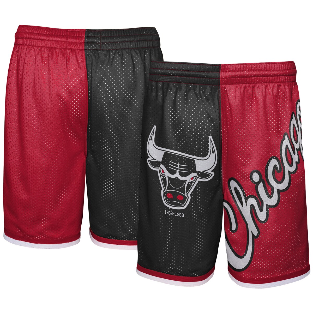 【公式グッズ】NBA ブルズ カジュアル ショーツ Mitchell & Ness/ミッチェル＆ネス メンズ ブラック (Youth OST M&N HWC Big Face 5.0 Submlimated Short)｜Fanatics公式ストア 店