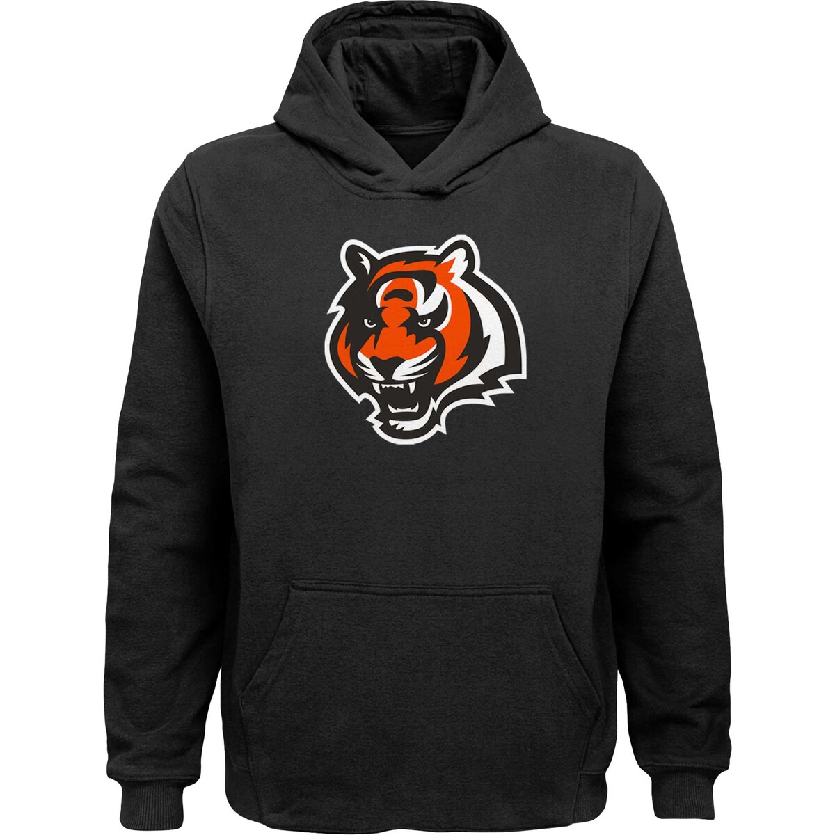 【公式グッズ】NFL ベンガルズ プルオーバー パーカー Outerstuff キッズサイズ ブラック (23 Youth Team Logo POH)