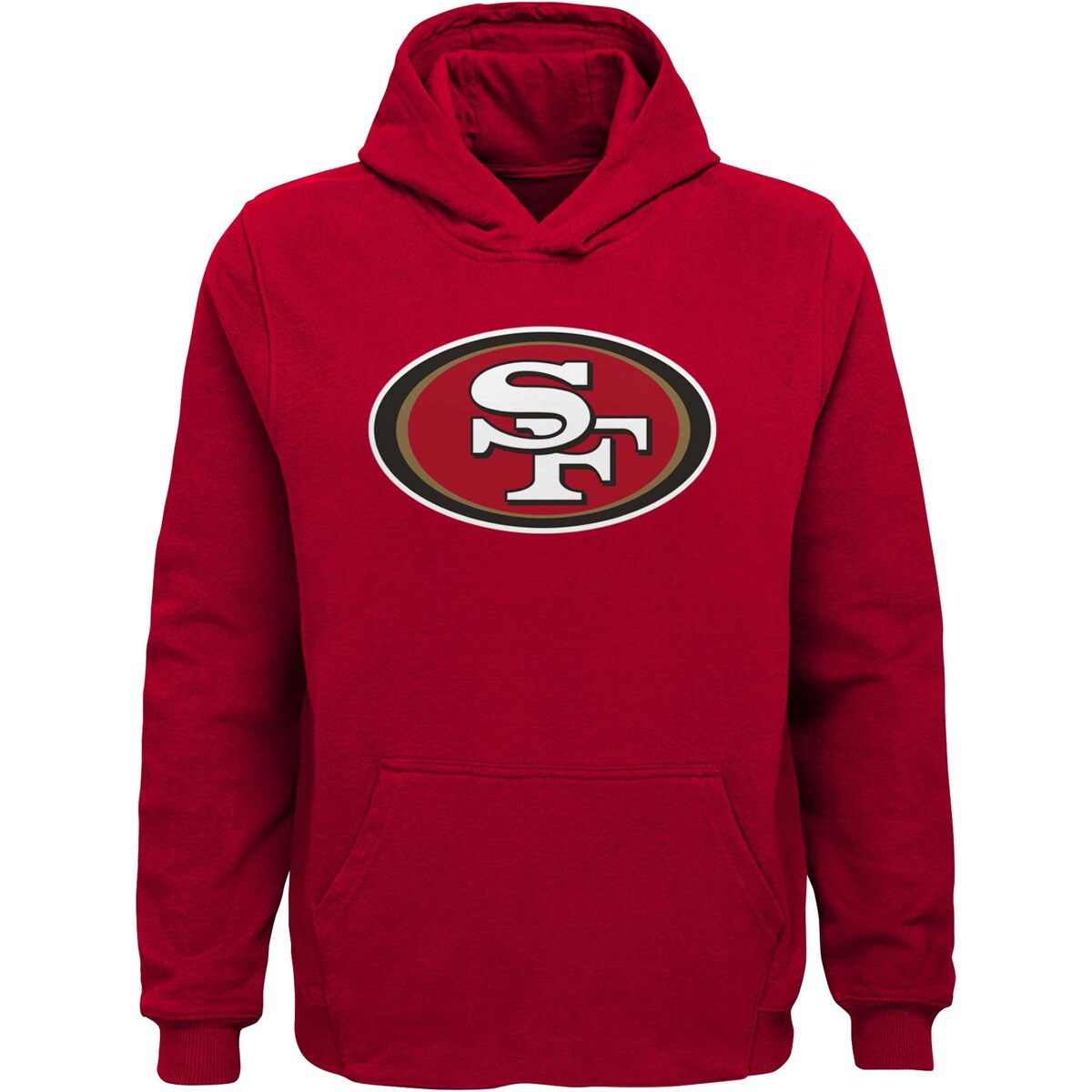 【公式グッズ】NFL 49ers プルオーバー パーカー Outerstuff キッズサイズ スカーレット (23 Youth Team Logo POH) 7,948円