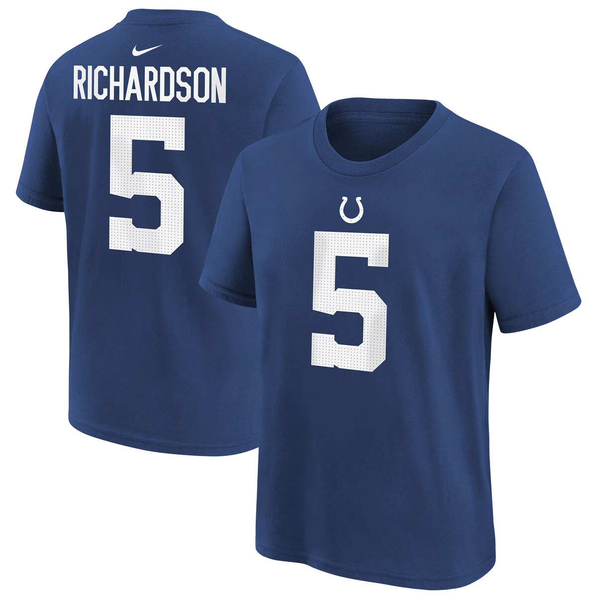 【公式グッズ】NFL コルツ アンソニー・リチャードソン Tシャツ Nike/ナイキ キッズサイズ ロイヤル (23 Youth 8-20 Nike Player N&N SST)