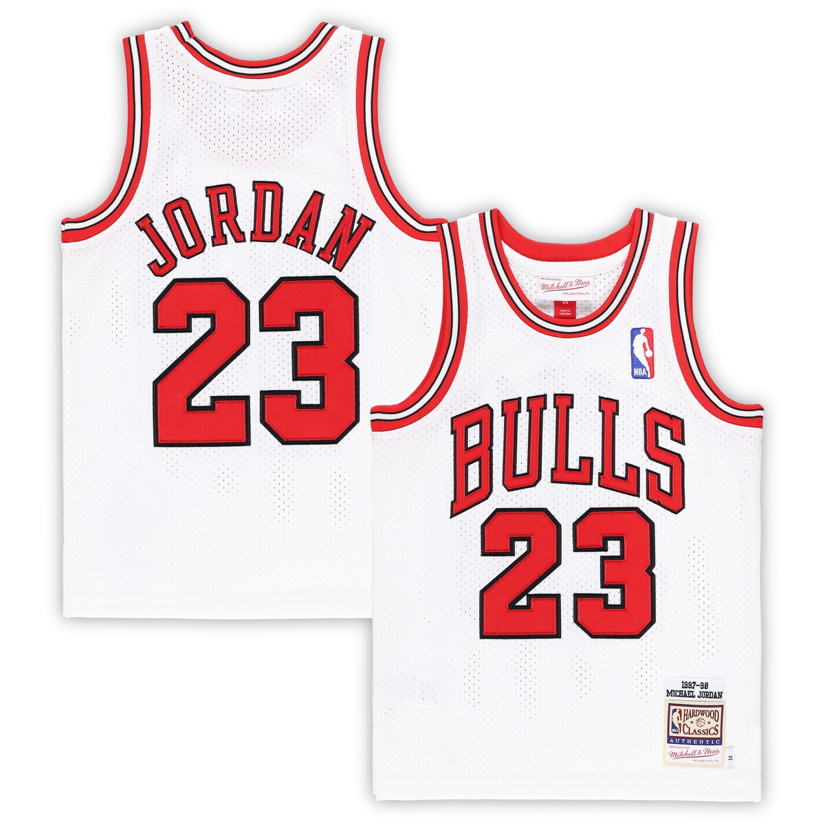 楽天市場】NBA ブルズ マイケル・ジョーダン オーセンティック ユニフォーム Mitchell & Ness（ミッチェル＆ネス） ベビー ホワイト  (OST MNC Infant Authentic Michael Jordan Jerseys) : Fanatics公式ストア 楽天市場店