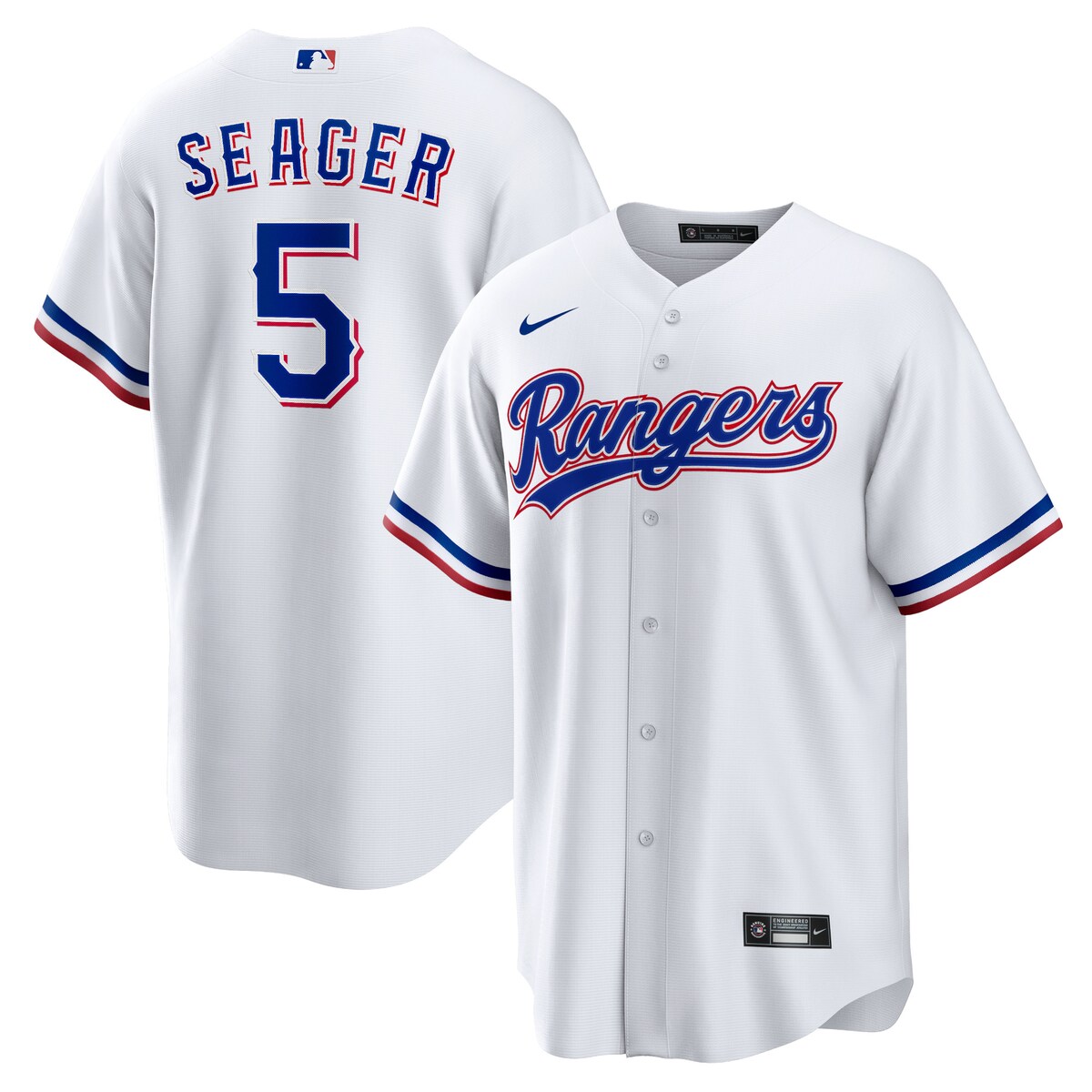 【公式グッズ】MLB レンジャーズ コーリー・シーガー レプリカ ユニフォーム Nike/ナイキ メンズ (Men's MLB Nike Official Replica Player Jersey)