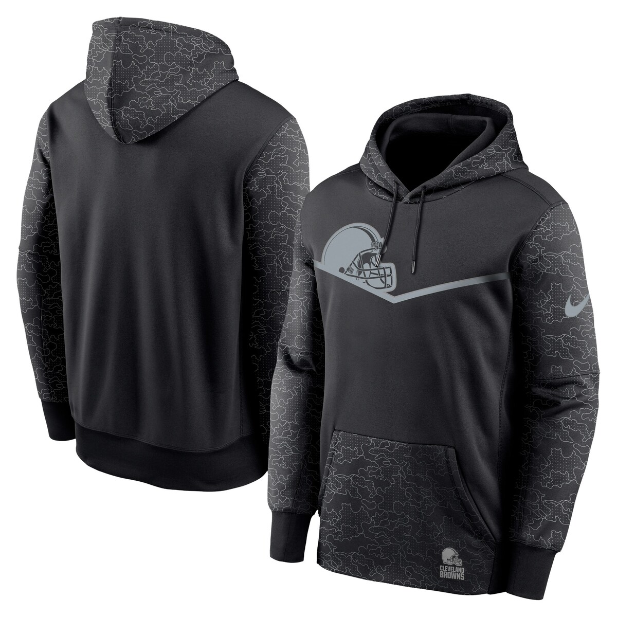【公式グッズ】NFL ブラウンズ プルオーバー パーカー Nike/ナイキ メンズ ブラック (22 Men's Nike Rflctv Chevron Logo Hooded Fleece)｜Fanatics公式ストア 店