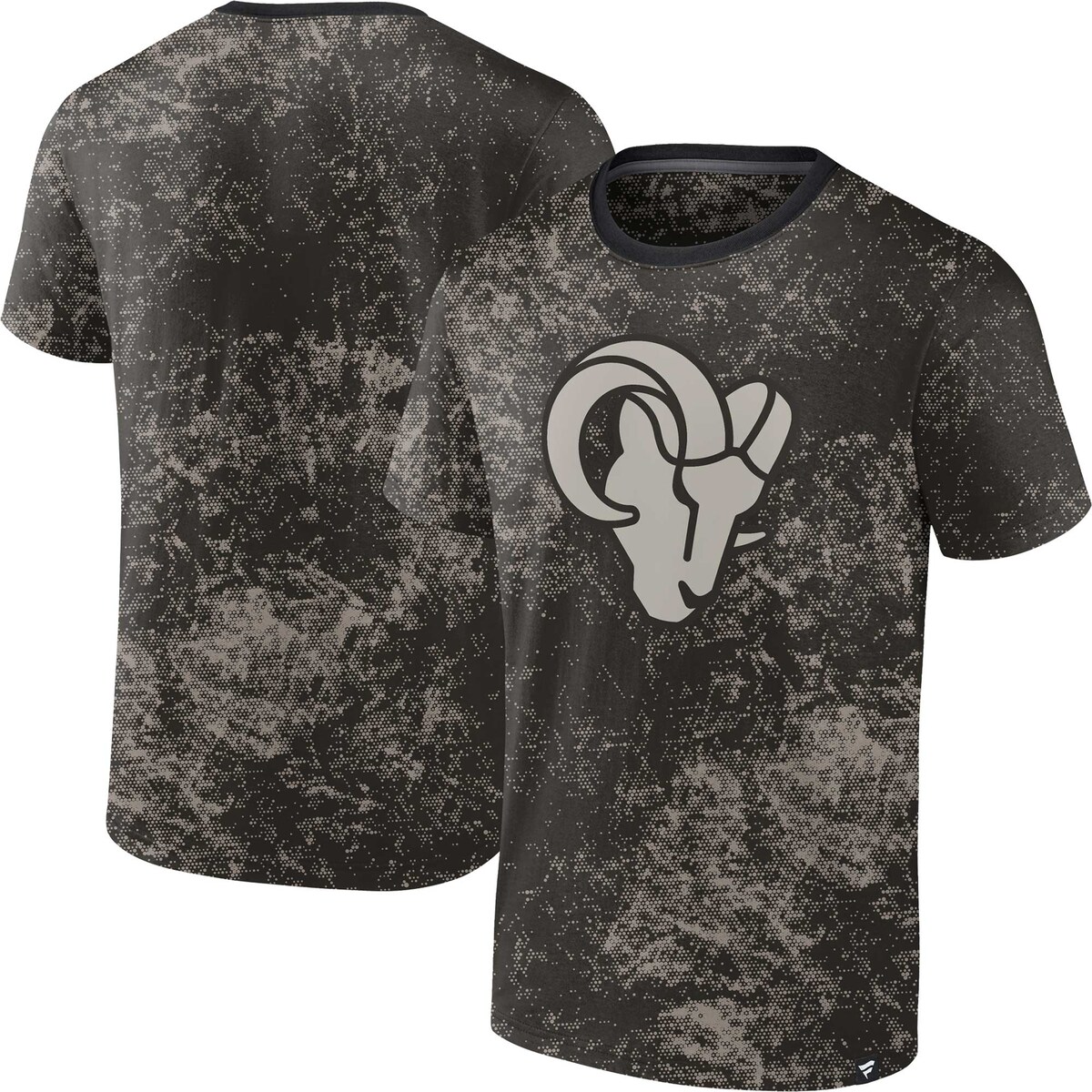 【公式グッズ】NFL ラムズ Tシャツ Fanatics/ファナティクス メンズ ブラック (23 NFL MEN'S FANATICS BRANDED SHADOW TEE CREW NECK SST)