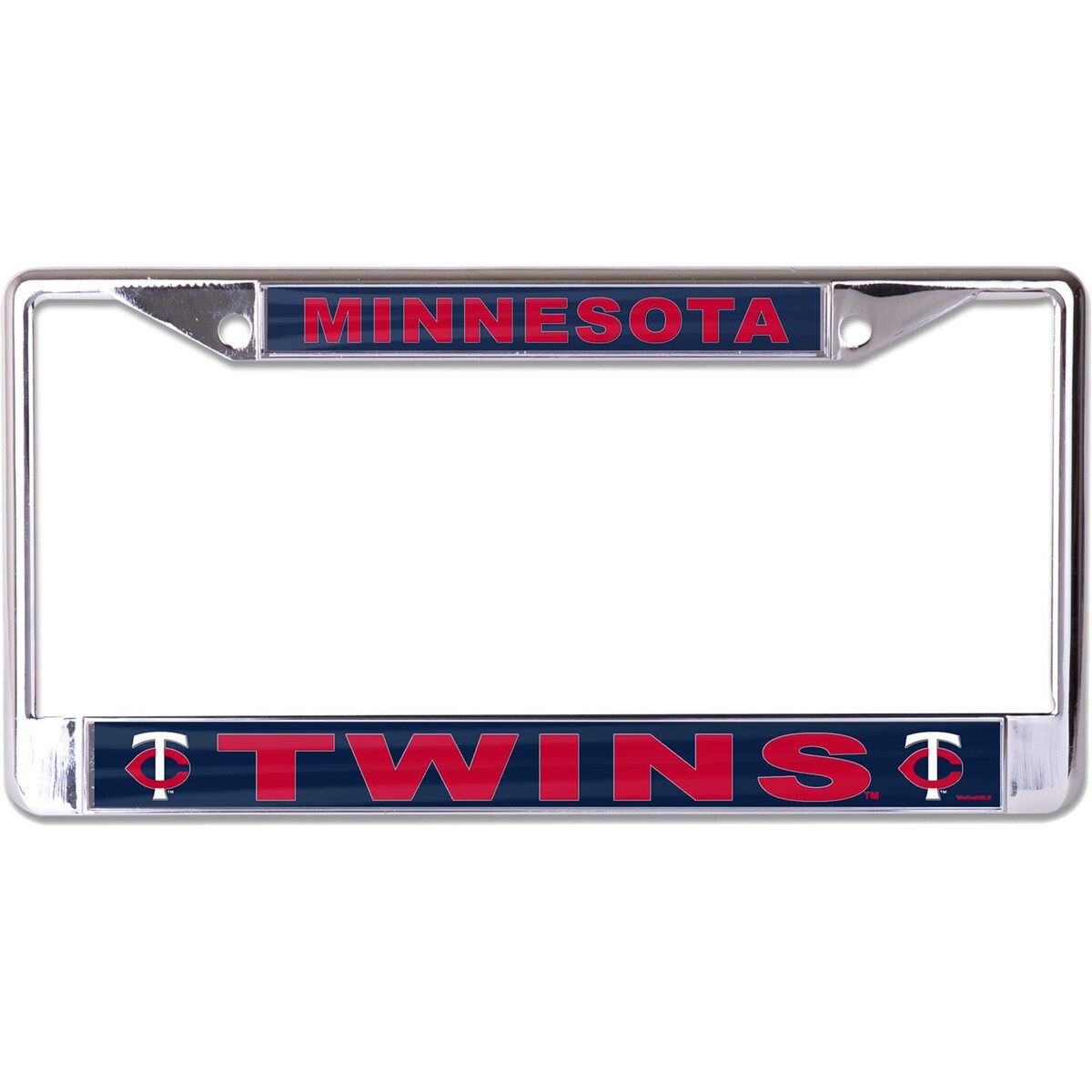 【公式グッズ】MLB ツインズ カー用品・カーアクセサリー WinCraft/ウィンクラフト (Metal License Plate Frame-Primary Design MVP)