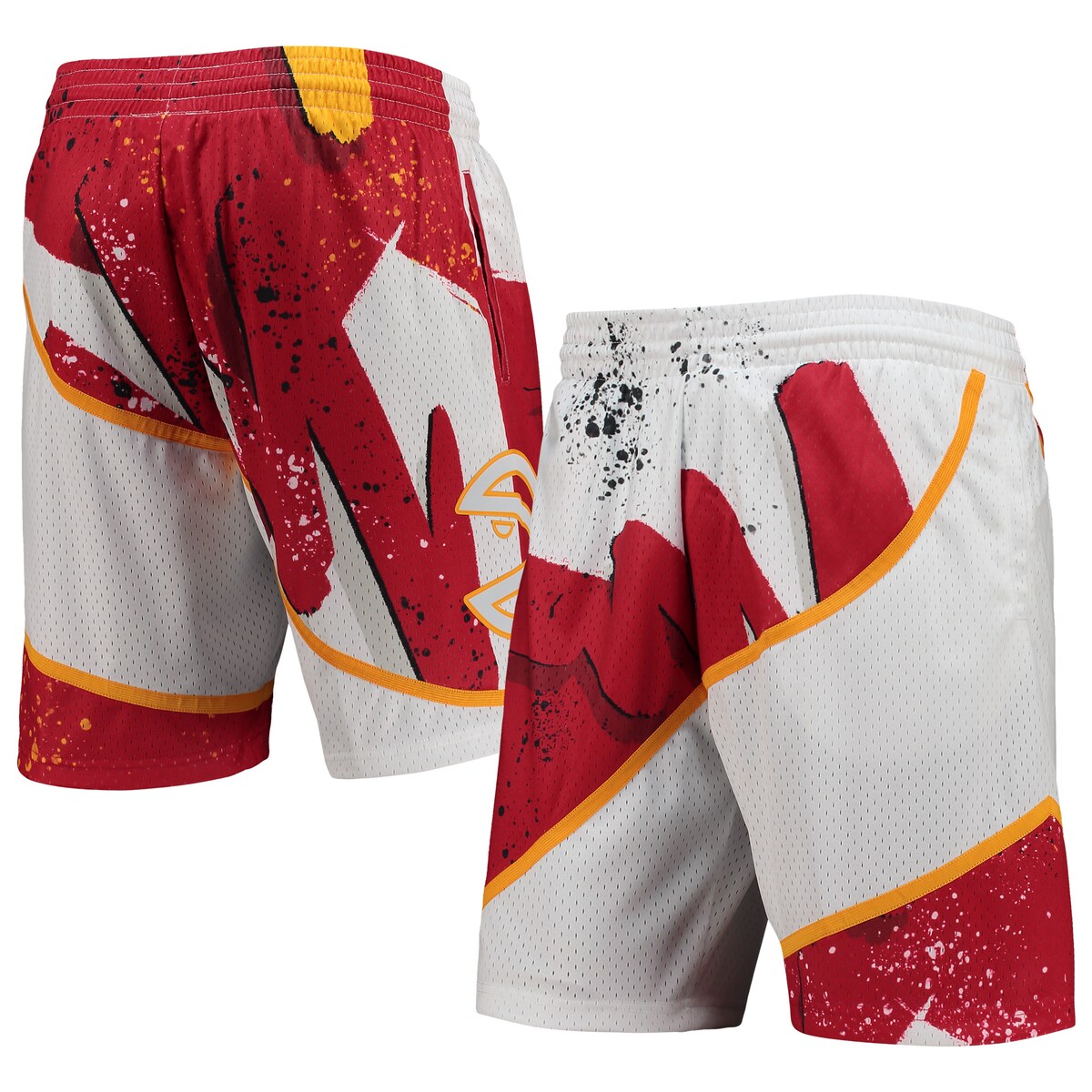 【公式グッズ】NBA ホークス ショーツ Mitchell & Ness/ミッチェル＆ネス メンズ ホワイト (Mens MNC HWC Hyper Hoops Swingman Short)｜Fanatics公式ストア 店
