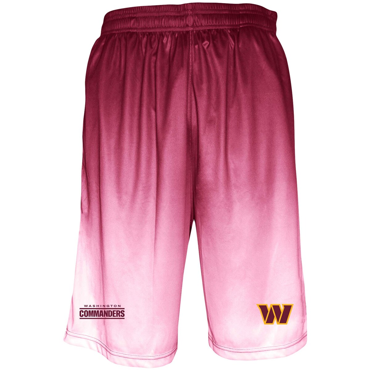 【公式グッズ】NFL コマンダーズ カジュアル ショーツ （大きいサイズ） Profile メンズ バーガンディ (Men's B&T Faded Short)
