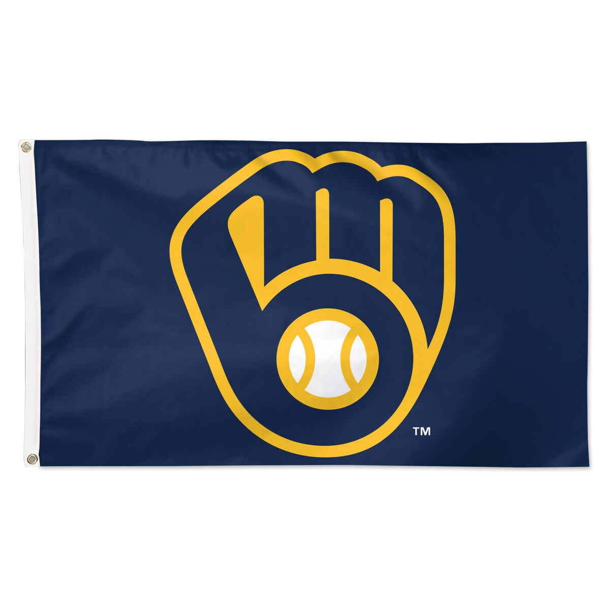 【公式グッズ】MLB ブルワーズ フラッグ WinCraft (3x5 1-Sided Primary Logo Flag)