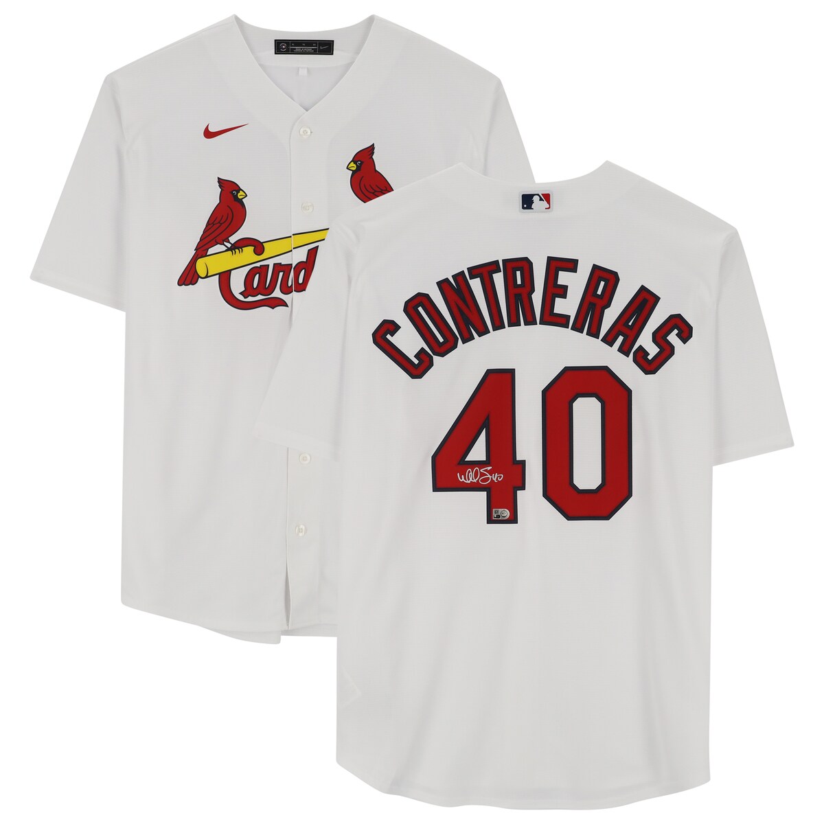 【MLB公式ホログラム付】MLB カージナルス ウィルソン・コントレラス 直筆サイン ユニフォーム Fanatics Authentic/ファナティクスオーセンティック (AUT BB JERSEY 45033)
