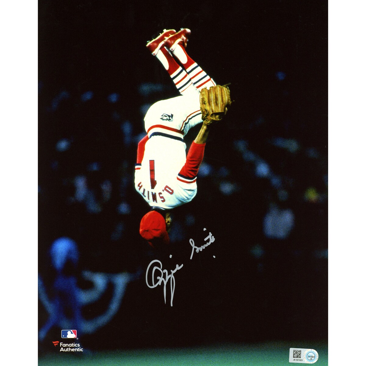 【MLB公式ホログラム付】MLB カージナルス オジー・スミス 直筆サイン フォト Fanatics Authentic/ファナティクスオーセンティック (8x10 Aut Photo MLB)