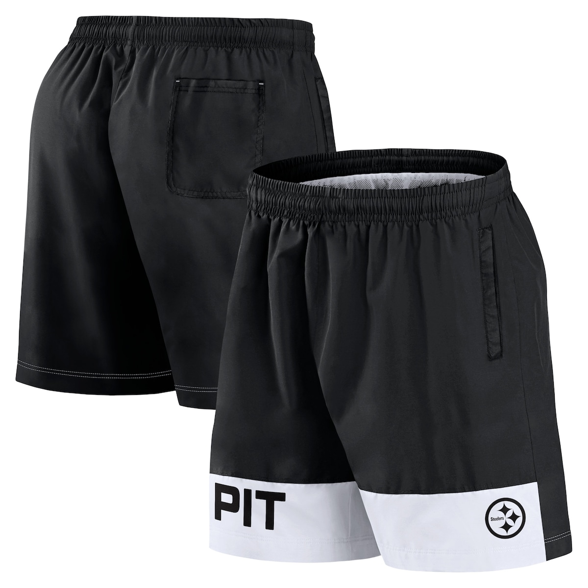 【公式グッズ】NFL スティーラーズ カジュアル ショーツ Fanatics/ファナティクス メンズ ブラック (MENS 24 NFL SIGNATURE ELEMENTS Short)|Fanatics公式ストア 店